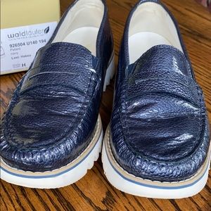Waldlaufer Habea US 7 Navy Patent leather shoes